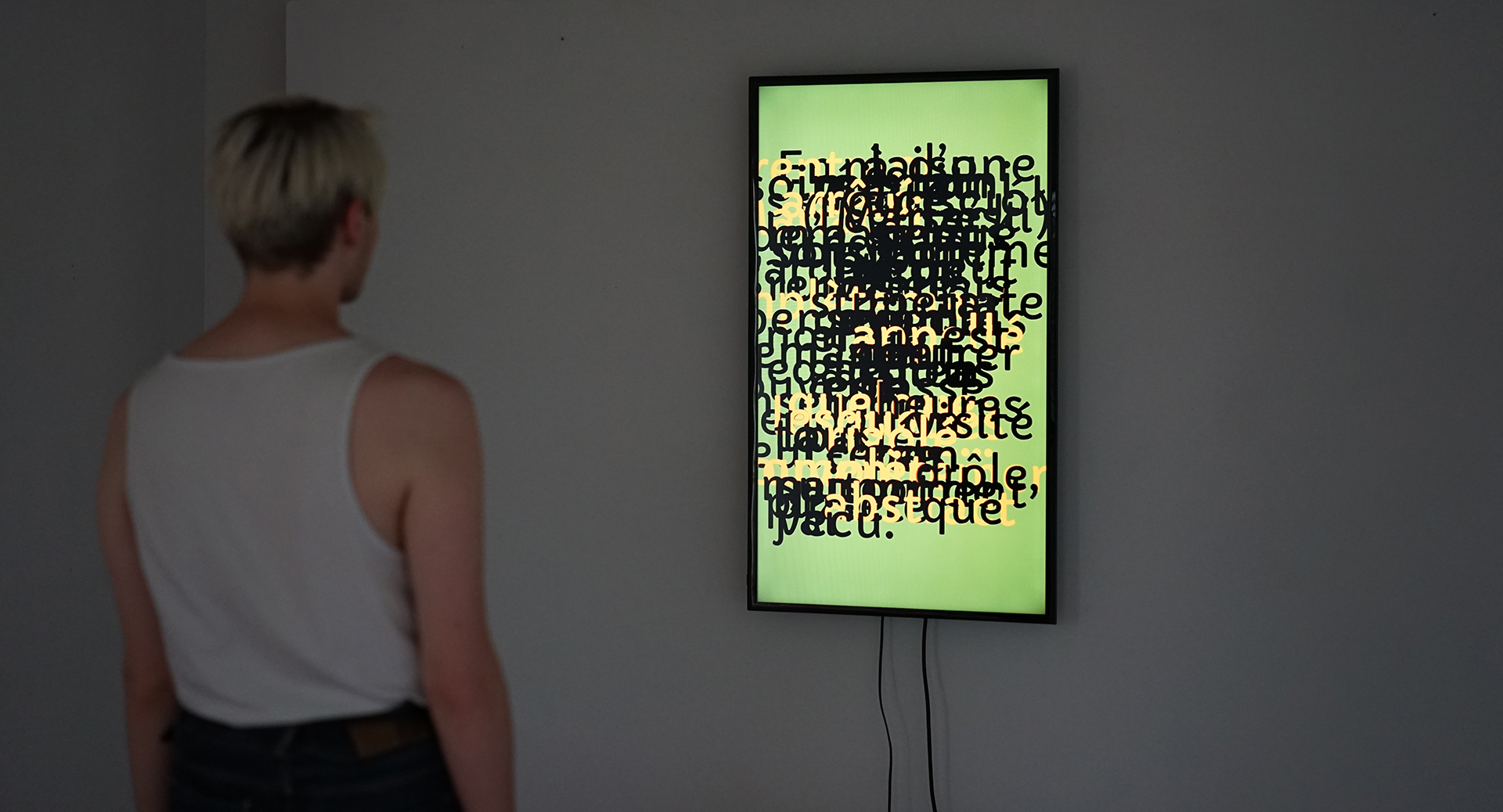 Hi Krakow, interactive installation, image 4, 2019, Sybille Clemente, graphic designer.